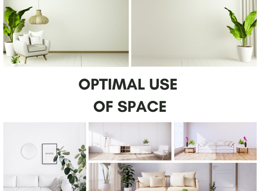 Optimal Use of Space for interior design