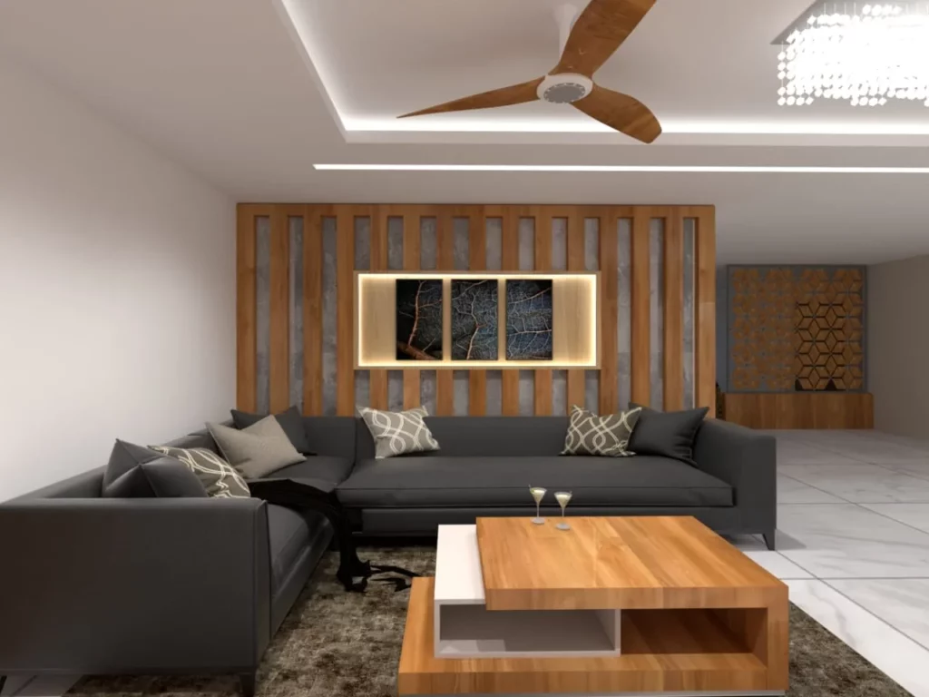 Masterful Media Wall livingroom interior design