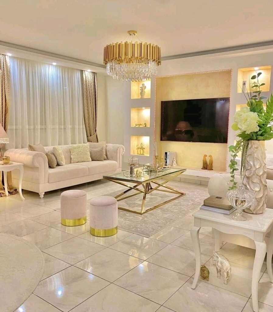 Sleek TV Unit Designs living room interior design in noida