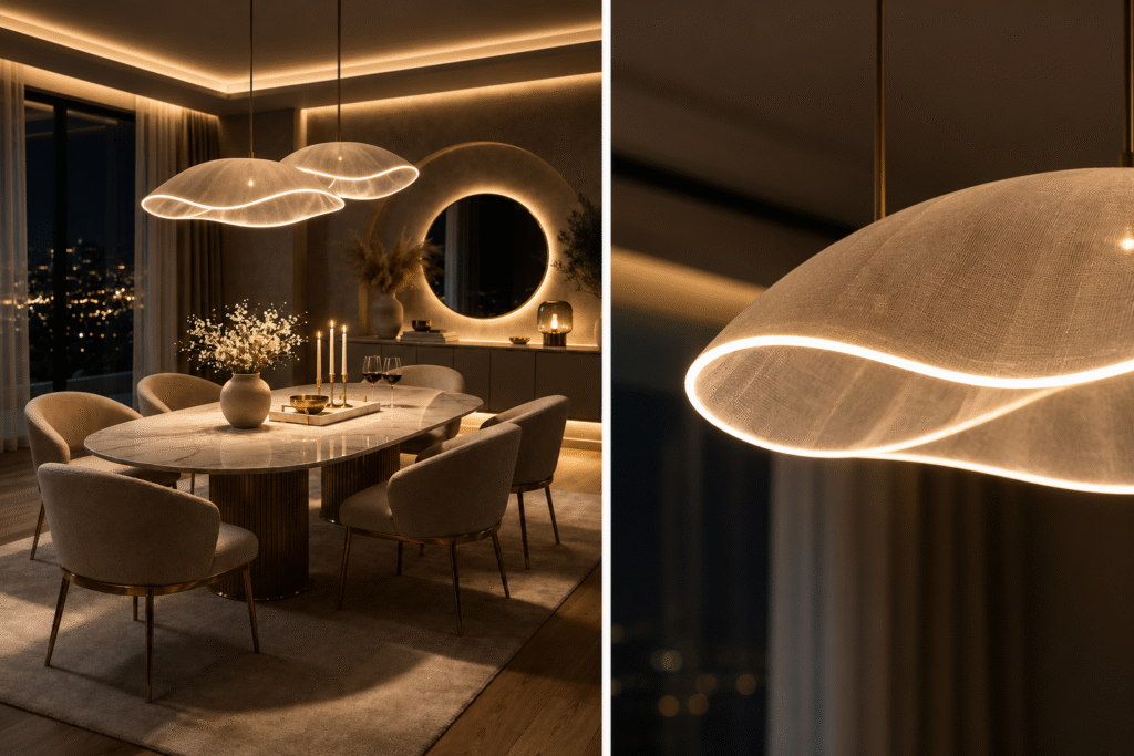 "Premium pendant lighting fixture for interior design"